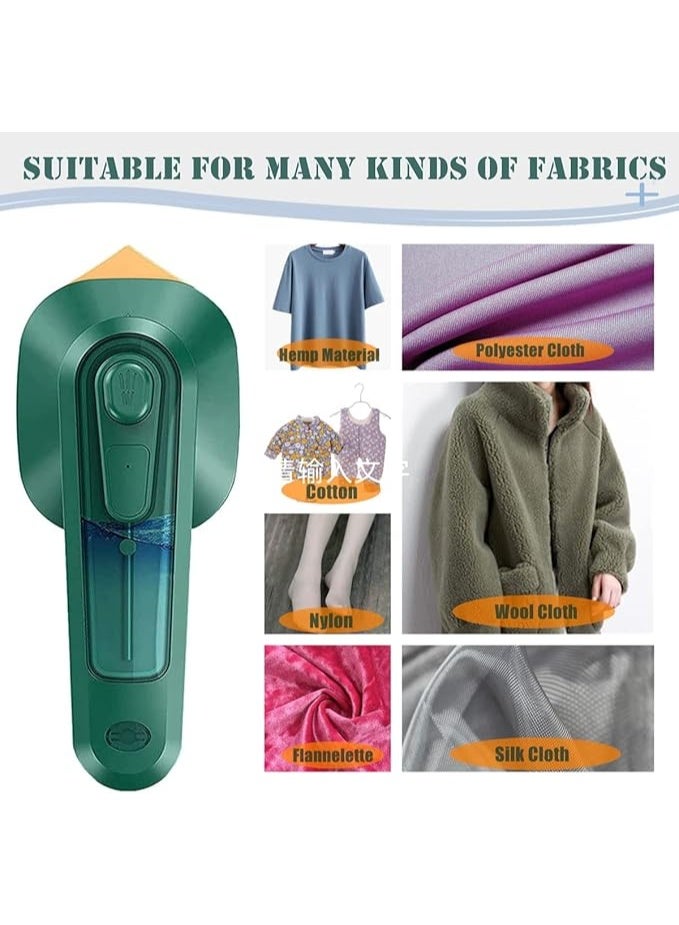This mini steam iron for clothes, perfect for travel and trips, features an attractive design, high quality, and an elegant color. Made from high-quality materials, it's easy to use, providing a comfortable and ideal user experience. - Image 1